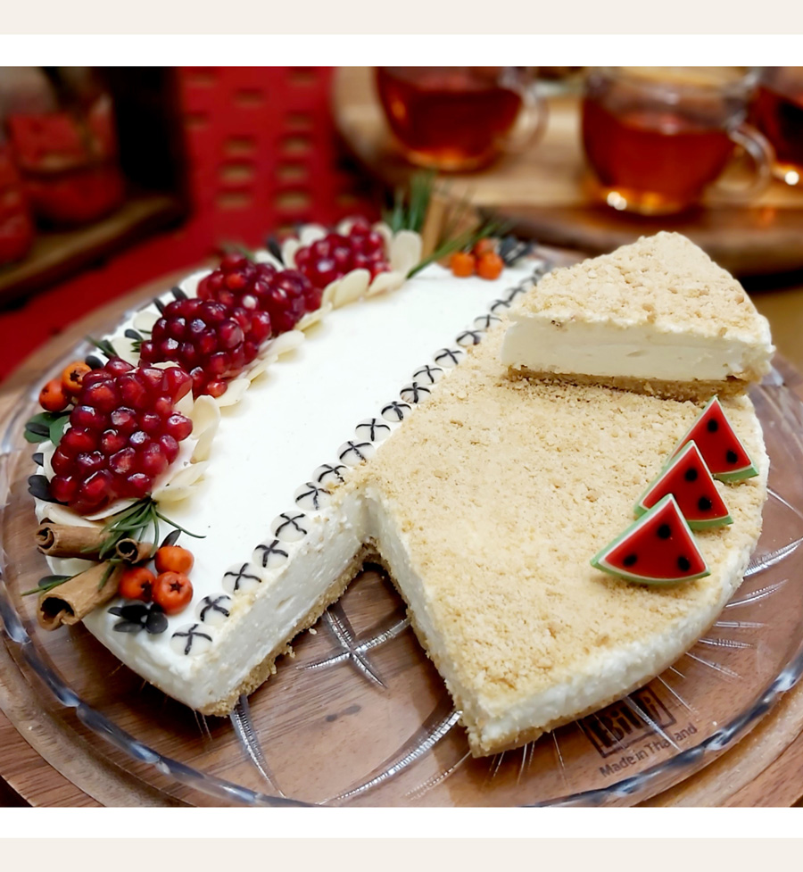 چیز کیک یلدایی