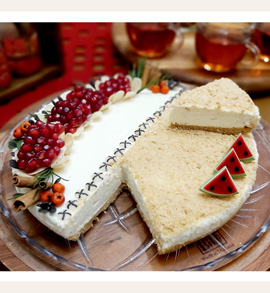 چیز کیک یلدایی